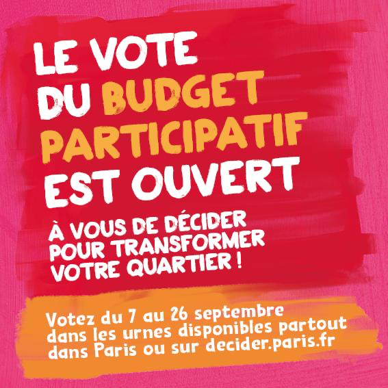 You are currently viewing Budget participatif 2023 J-6 avant la fin du vote !