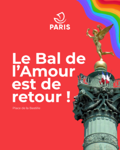 Lire la suite à propos de l’article Le Bal de l’Amour 2025 : une célébration vibrante de l’amour et des fiertés sur la place de la Bastille